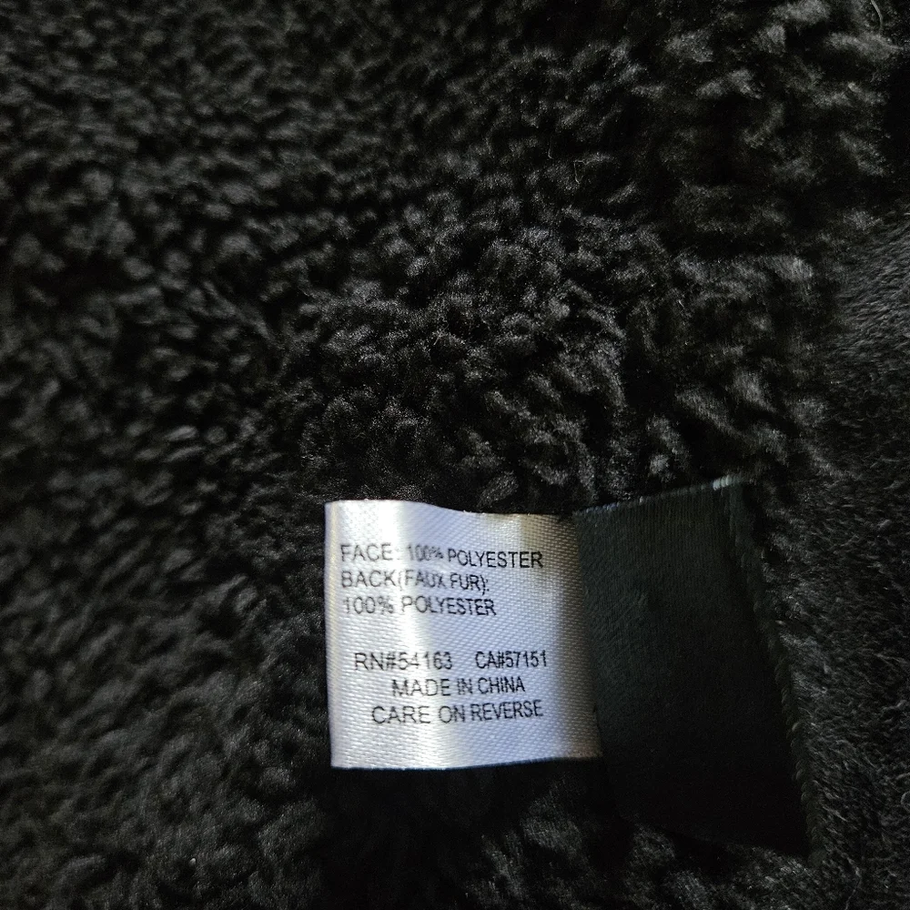 NFL Chicago Bears Black Fleece Scarf‎ With Pockets